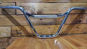 NOS &Tau;&iota;&mu;ό&nu;&iota; Knurled Mongoose/GT/Dyno/Haro Style Handlebars 710mm - RISE 23cm