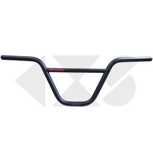 &Tau;&iota;&mu;ό&nu;&iota; BMX HARO 715mm / 8.5'' Hi-Ten Black (Red Logo)