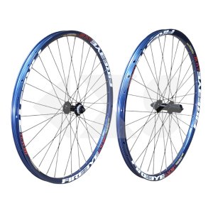 &Sigma;&epsilon;&tau; &Tau;&rho;&omicron;&chi;ώ&nu; MTB FIREEYE Excelerant 650B 32mm - 27.5'' - Shimano HB-TX505 Disc Center Lock 32H Blue Ano.