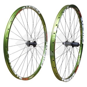 &Sigma;&epsilon;&tau; &Tau;&rho;&omicron;&chi;ώ&nu; MTB FIREEYE Excelerant 650B 32mm - 27.5''  - Shimano HB-TX505 Disc Center Lock 32H Green Ano.