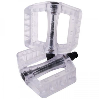 &Pi;&epsilon;&tau;ά&lambda;&iota;&alpha; WELLGO B107P platform Mtb-Bmx 9/16 Clear