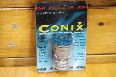 NOS NIB FSA Conix &Tau;ά&pi;&alpha; - &Kappa;&omicron;&upsilon;&kappa;&omicron;&upsilon;&nu;ά&rho;&alpha; &Pi;&iota;&rho;&omicron;&upsilon;&nu;&iota;&omicron;ύ Threadless HeadSet Insert 1'' Blue