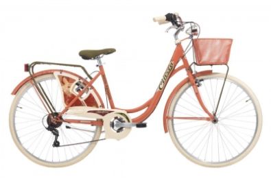 Ποδήλατο City CINZIA 26&quot; BELLE EPOQUE LADY 6 SPEEDS RUBINE RED