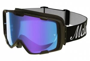 &Mu;ά&sigma;&kappa;&alpha; Melon Parker Mask Black / Blue CHROME / Black LOGO