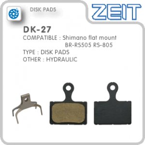 &Tau;&alpha;&kappa;ά&kappa;&iota;&alpha; ASISA DK-27 &gamma;&iota;&alpha; SHIMANO FLAT MOUNT BR-RS805 / RS-505