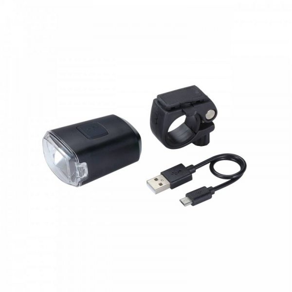 &Phi;&alpha;&nu;ά&rho;&iota; &Epsilon;&mu;&pi;&rho;ό&sigma;&theta;&iota;&omicron; USB &Epsilon;&pi;&alpha;&nu;&alpha;&phi;&omicron;&rho;&tau;&iota;&zeta;ό&mu;&epsilon;&nu;&omicron; BBB Stud BLS-141 Black 130 Lumen