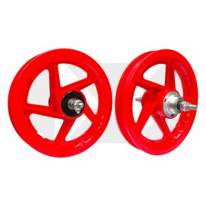 &Sigma;&epsilon;&tau; &Pi;&lambda;&alpha;&sigma;&tau;&iota;&kappa;ώ&nu; &Tau;&rho;&omicron;&chi;ώ&nu; &Pi;&omicron;&delta;&eta;&lambda;ά&tau;&omicron;&upsilon; 12'' Red