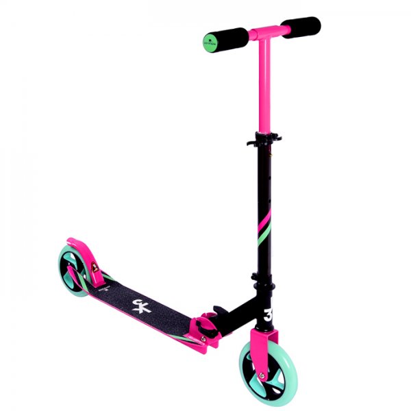 &Pi;&alpha;&tau;ί&nu;&iota; &Delta;ί&tau;&rho;&omicron;&chi;&omicron; (Scooter) &Alpha;&theta;&lambda;&omicron;&pi;&alpha;&iota;&delta;&iota;ά &mu;&epsilon; 145mm &Tau;&rho;&omicron;&chi;&omicron;ύ&sigmaf; Black/Fuchsia