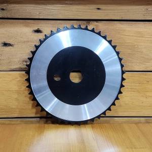 NOS Compact Disc &Delta;ί&sigma;&kappa;&omicron;&sigmaf; BMX Alloy Chainring TRACER Style Sprocket 44T w/o Logo (Old School Schwinn)
