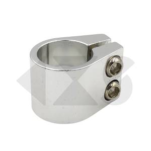 NOS &Sigma;&phi;&iota;&chi;&tau;&eta;&rho;ά&kappa;&iota; &Nu;&tau;ί&zeta;&alpha;&sigmaf; Double Bolt Alloy 25.4mm Old/Mid School Bmx Silver