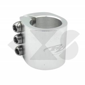NOS RARE &Sigma;&phi;&iota;&chi;&tau;&eta;&rho;ά&kappa;&iota; &Nu;&tau;ί&zeta;&alpha;&sigmaf; PAZZAZ Triple Bolt Alloy 31.8mm Mid School Bmx Silver