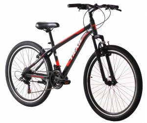 &Pi;&omicron;&delta;ή&lambda;&alpha;&tau;&omicron; Alpina Trail MTB 24'' 21spd Black/Red