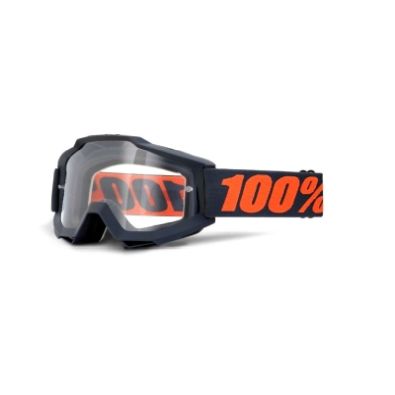 Μάσκα 100% Accuri Enduro Gunmetal Smoke &amp; Clear Lens