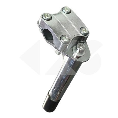 Λαιμός για ποδήλατα τύπου BMX 22.2mm Alloy Top Cap Silver