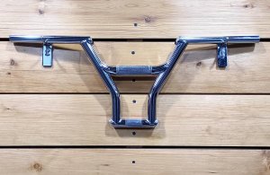 NOS &Tau;&iota;&mu;ό&nu;&iota; BMX 6 Piece Kneesaver Bars JH 339 No Name/Generic Chrome - 645mm