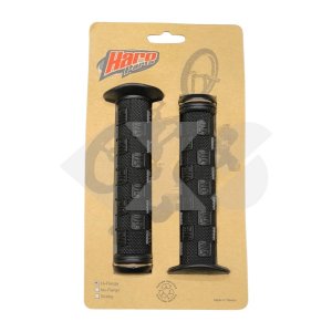 NOS &Chi;&epsilon;&iota;&rho;&omicron;&lambda;&alpha;&beta;έ&sigmaf; HARO Hevron BMX Grips 130mm w/Flange 96061 Black