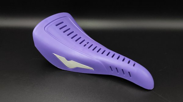 NOS &Sigma;έ&lambda;&alpha; Selle Italia ISCASELLE BMX Seat PURPLE/white 80's Old School