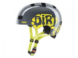 &Kappa;&rho;ά&nu;&omicron;&sigmaf; &Pi;&alpha;&iota;&delta;&iota;&kappa;ό Uvex Kid 3 Dirtbike - Grey/Lime (55-58cm)