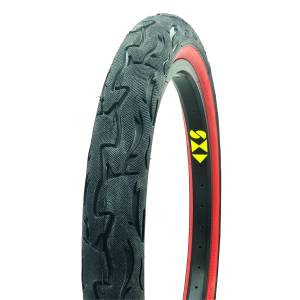 &Epsilon;&lambda;&alpha;&sigma;&tau;&iota;&kappa;ό BMX Vee Rubber Tire 20 X 2.10 Black/Red VRB287