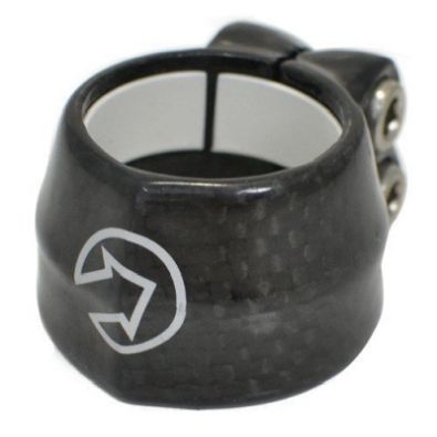 &Kappa;&omicron;&lambda;ά&rho;&omicron; &Sigma;έ&lambda;&alpha;&sigmaf; Pro Lightweight 3K Carbon Seatpost Clamp Size 27.2-31.6mm, Black