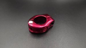 NOS &Sigma;&phi;&iota;&chi;&tau;&eta;&rho;ά&kappa;&iota; &Nu;&tau;ί&zeta;&alpha;&sigmaf; 'Mongoose/Dia Compe' STYLE MX 90s Hinges Seat Clamp 25.4mm Old/Mid School Bmx Red Ano