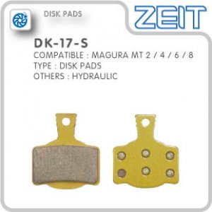 &Tau;&alpha;&kappa;ά&kappa;&iota;&alpha; &Mu;&epsilon;&tau;&alpha;&lambda;&lambda;&iota;&kappa;ά ASISA DK-17s &gamma;&iota;&alpha; Magura MT 2/4/6/8