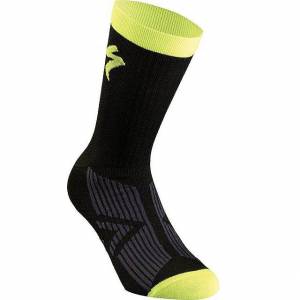 &Kappa;ά&lambda;&tau;&sigma;&epsilon;&sigmaf; Specialized SL Elite Winter Sock Black/Hyper Green