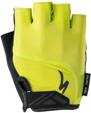 &Gamma;ά&nu;&tau;&iota;&alpha; Specialized Body Geometry Dual-Gel Short Finger Gloves Hyper Green